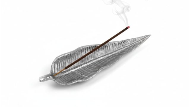 Silver Aluminum Incense Stick Holder