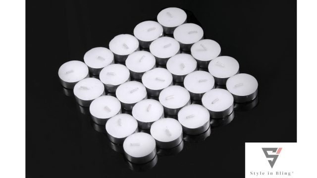 White Tealight Candles (Pack of 25)