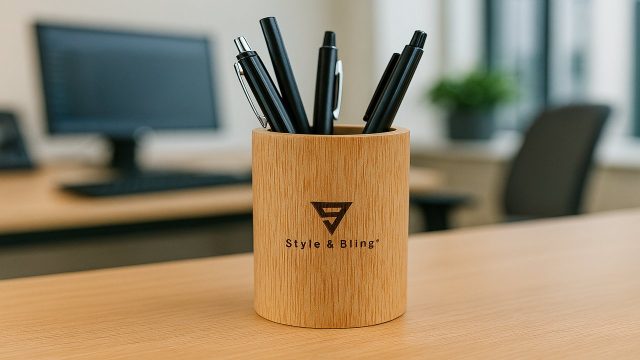 Bamboo Pen Holder