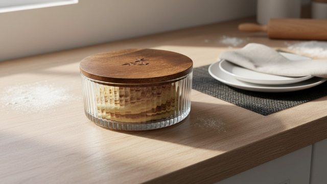 Glass Roti Box
